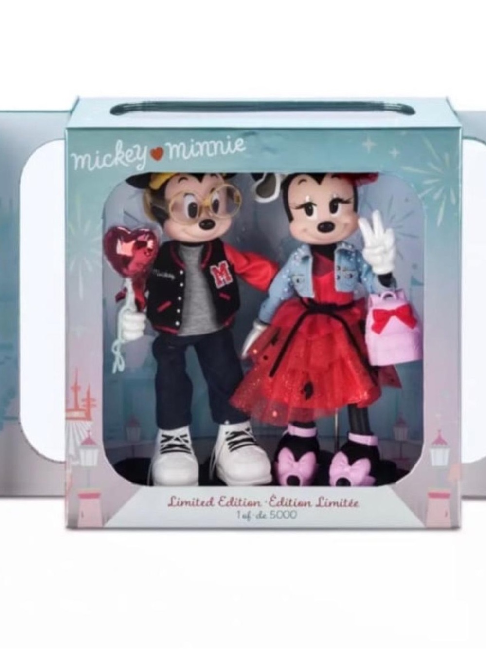 Disney Mickey & Minnie Limited Edition Dolls - Red, Black & Pink
